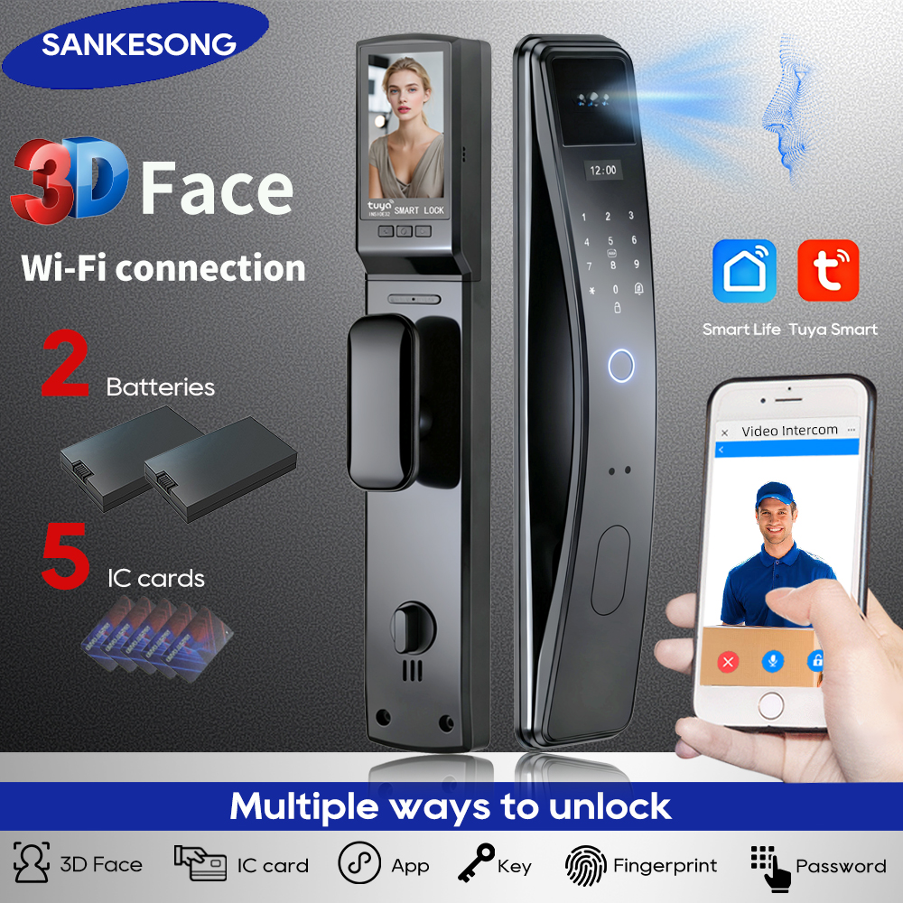 SANKESONG Tuya Smart 3D Face D - Glass Door Hinge 리뷰 및 가격