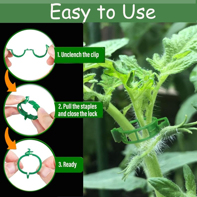 600/10x Plant Support Clips Cl - Vine Climbing Plastic 리뷰 및 가격