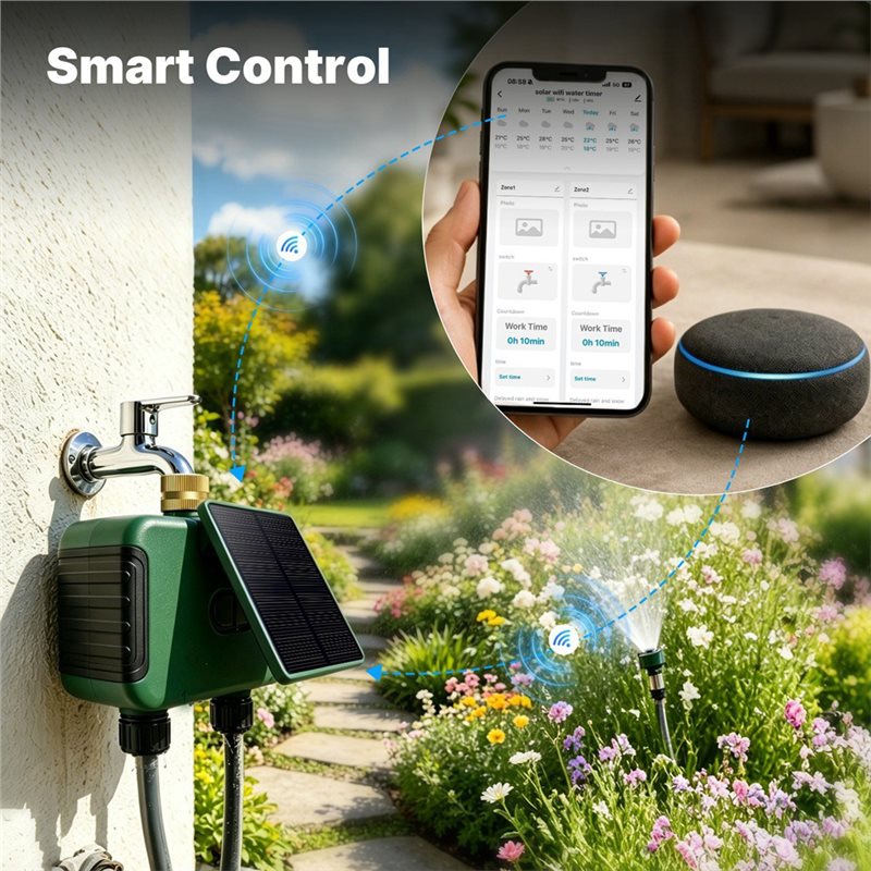 ABMR-Tuya Wifi Smart Solar Dua - Timer Dual Outlet 리뷰 및 가격