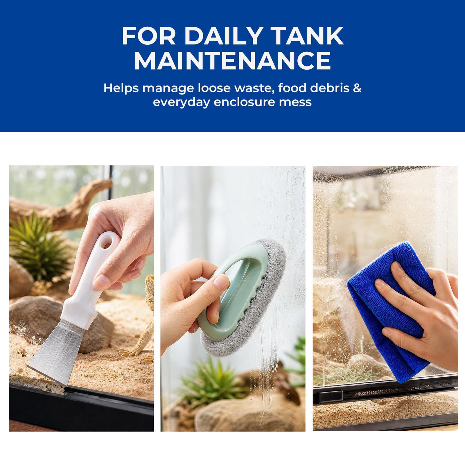 Reptile Tank Cleaning Kit With - Feeding Tong Stainless 리뷰 및 가격