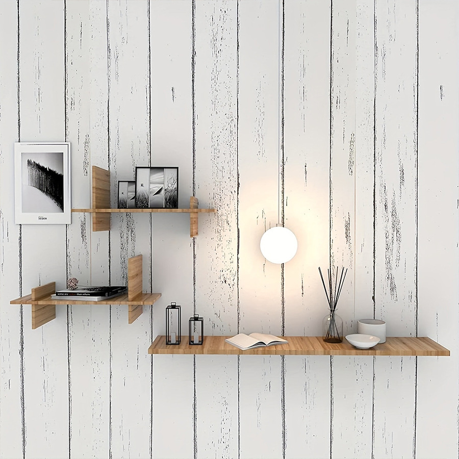 Retro Style White Wood Grain M - Pvc Panel Background 리뷰 및 가격