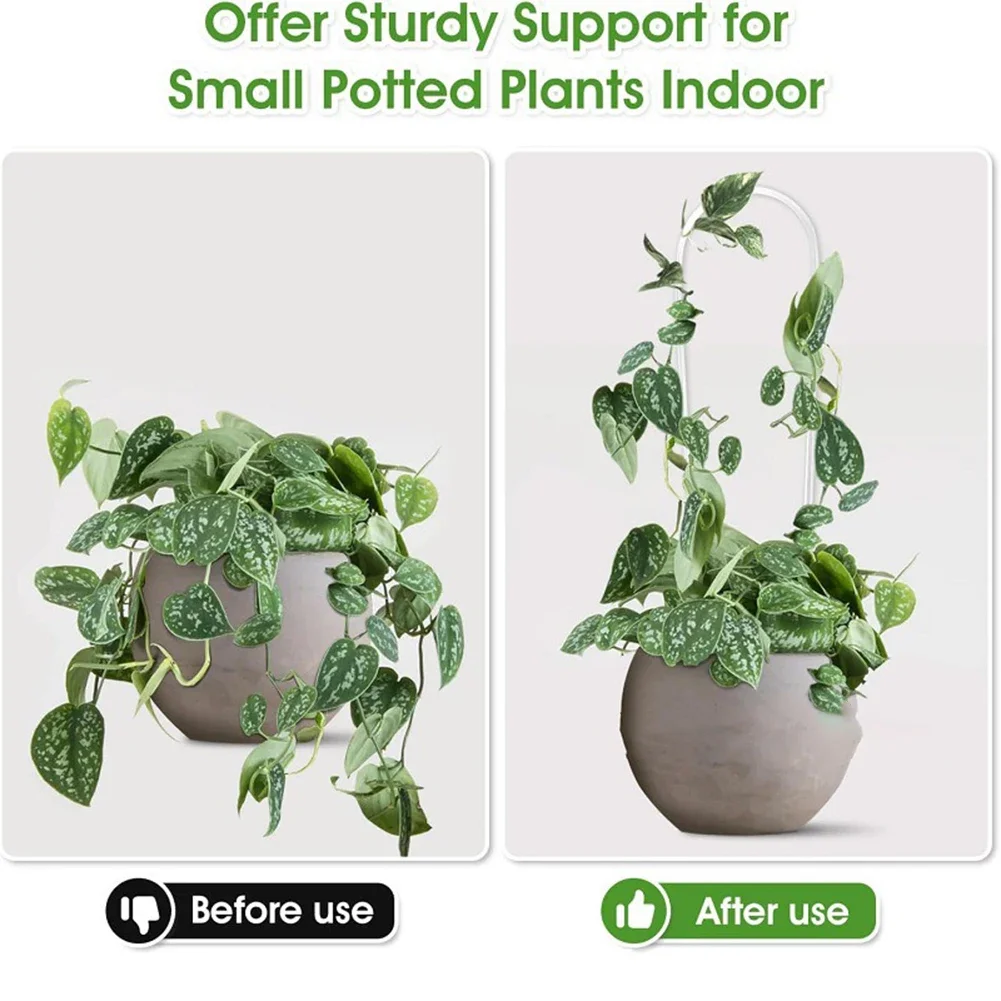 U Shaped Acrylic Trellis Suppo - Vine Climbing Plastic 리뷰 및 가격